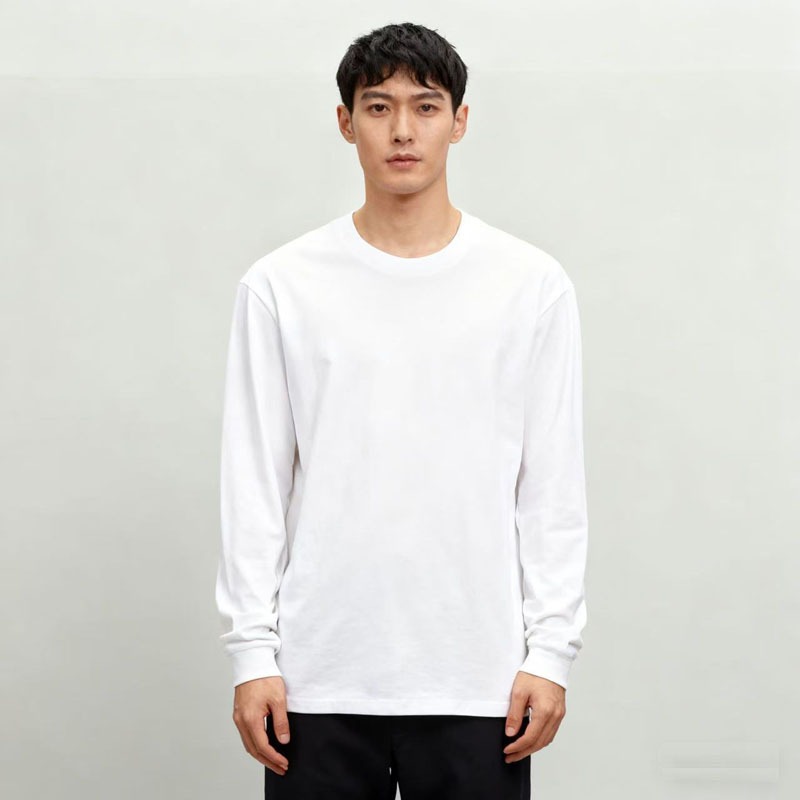 Undershirt Crew Neck - Camiseta Masculina Americana de Algodão Pesado,