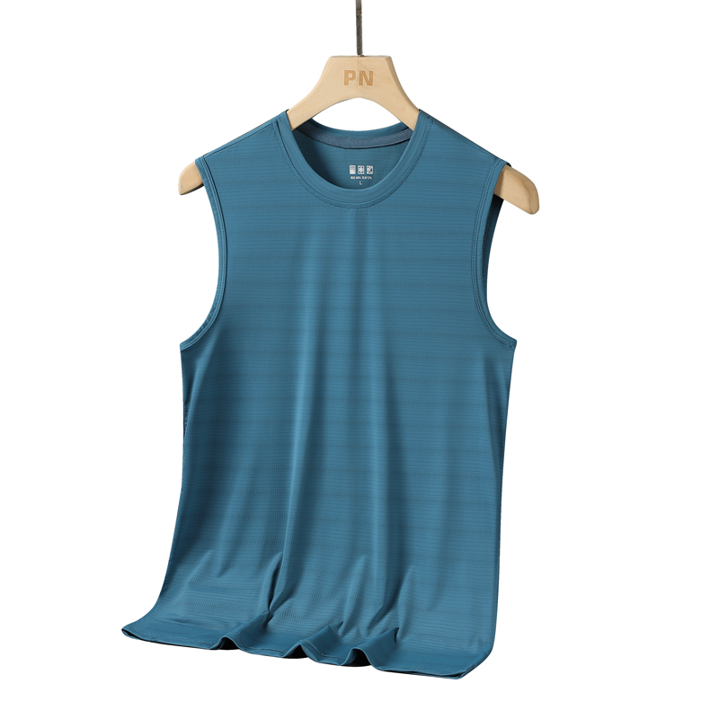 Sleeveless Undershirt - Verão nova alta qualidade de seda