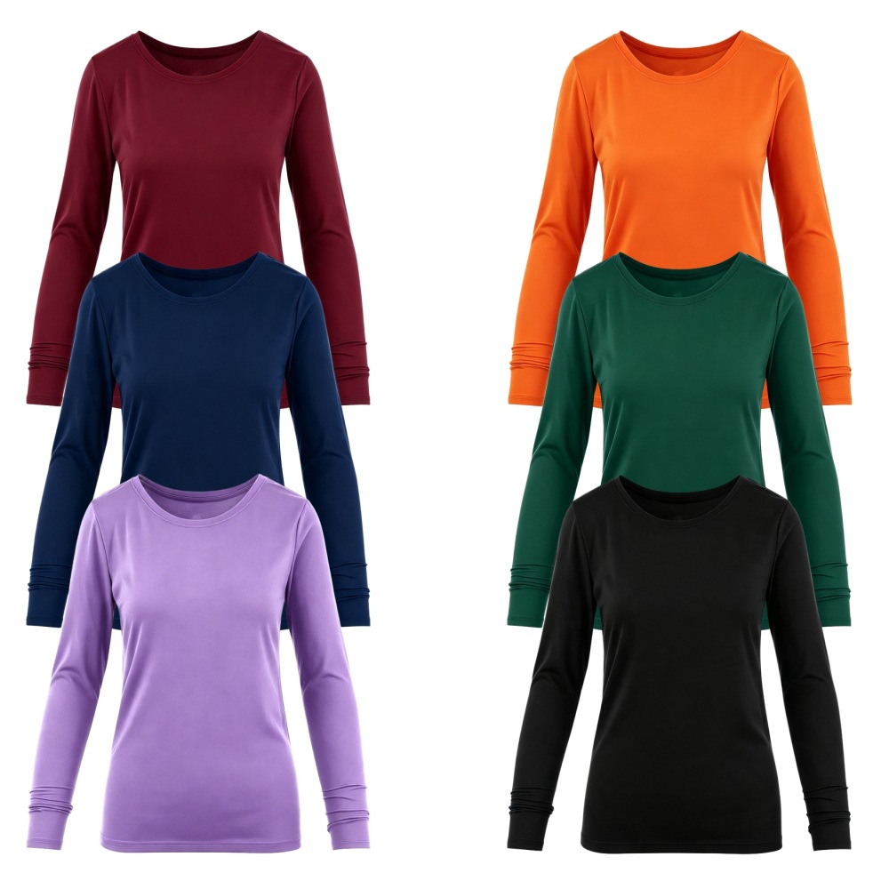 Camiseta de manga comprida com - Undershirt Crew Neck avaliação e preço