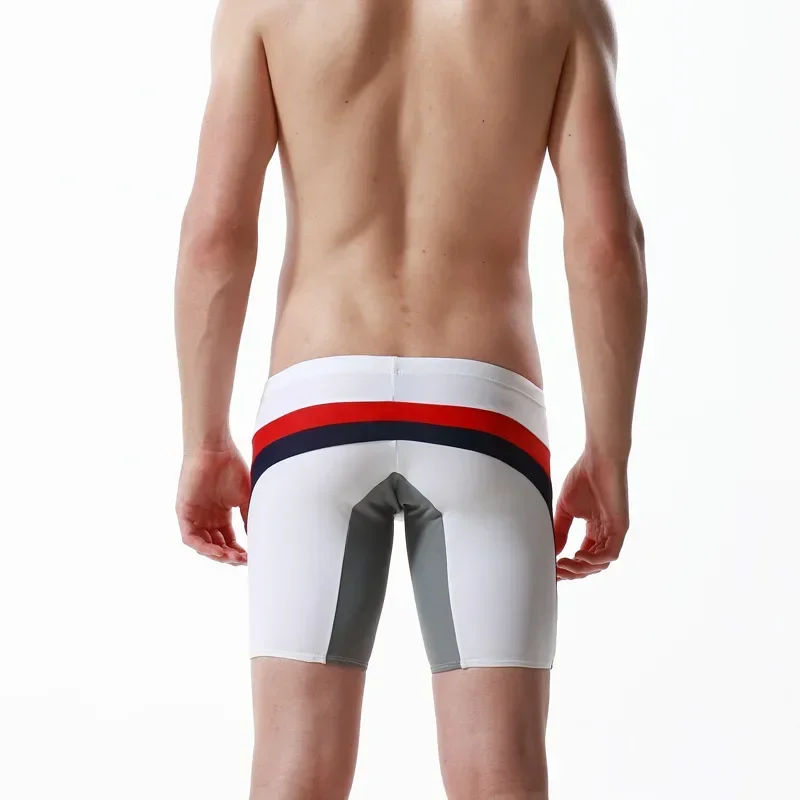 Calções de banho masculinos pa - Long Leg Trunk Men avaliação e preço